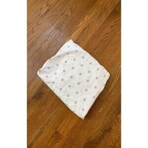 Pottery Barn Kids Tan Star Crib Sheet